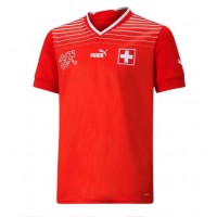 Camiseta Suiza Primera Equipación Replica Mundial 2022 mangas cortas